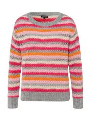 More & More Sweter w kolorze szaro-różowo-pomarańczowym rozmiar: 36. Pomarańczowe swetry More & More, bez wzorów, z wełny, bez ramiączek. Za 167.28 zł.