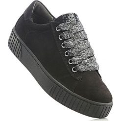 Sneakersy na podeszwie platformie Marco Tozzi bonprix czarny. Buty sportowe lifestyle marki Mohito. Za 124.99 zł.