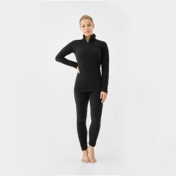Bielizna Arctica Polartec Fleece (Lady set). Czarna bielizna termoaktywna damska Viking, bez wzorów, bez ramiączek, narciarskie. Za 229.90 zł.