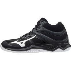 Buty sportowe Mizuno Thunderblade 2 Mid. Czarne buty sportowe lifestyle Mizuno, bez wzorów, z syntetyku, bez zapięcia. Za 390.00 zł.