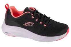 Buty do chodzenia damskie Skechers 150024WBC. Czarne buty treningowe Skechers, bez wzorów, z materiału, bez zapięcia, trekkingowe. Za 259.99 zł.
