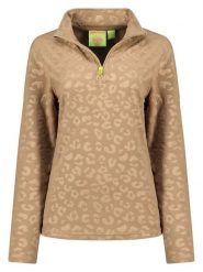 Geographical Norway Bluza polarowa w kolorze beżowym rozmiar: L. Brązowe bluzy bez kaptura Geographical Norway, l, bez wzorów, z polaru, bez kaptura. Za 78.10 zł.