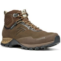 Buty turystyczne damskie Tecnica Plasma Mid GTX. Czarne buty trekkingowe Tecnica, bez zapięcia. Za 581.71 zł.