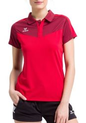 Damska koszulka polo Erima Squad. Czerwone t-shirty sportowe Erima, bez wzorów, z materiału, bez ramiączek, do piłki nożnej. Za 152.25 zł.