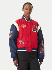 Adidas Kurtka bomber KR7030 Czerwony Loose Fit. Czerwone kurtki adidas, s, bez wzorów, z syntetyku, bez kaptura. Za 699.99 zł.
