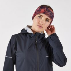 Komin do biegania Kiprun Warm+ ocieplany V2. Czerwone szaliki i kominy KIPRUN, bez wzorów, z elastanu, sportowe. Za 39.99 zł.