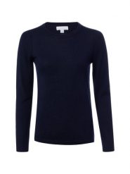 Brookshire Sweter z dzianiny merino Kobiety Wełna niebieski, M. Niebieskie swetry brookshire, m, bez wzorów, z dzianiny, klasyczne, bez ramiączek. Za 249.95 zł.