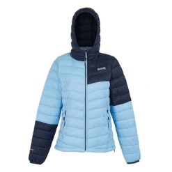 Kurtka Z Kapturem Damska Hillpack II. Niebieskie kurtki Regatta, xs, bez wzorów, z materiału, z kapturem. Za 391.99 zł.