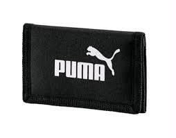 Portfel Puma Phase czarny. Czarne portfele Puma, bez wzorów, z materiału. Za 68.50 zł.
