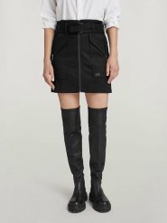 G-Star Spódnica w kolorze czarnym rozmiar: W30. Czarne spódnice G-Star, bez wzorów, z tkaniny, retro, mini. Za 232.78 zł.