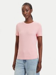 Guess T-Shirt V6RI07 J1314 Różowy jasny Regular Fit. Czerwone t-shirty Guess, m, z aplikacjami, z bawełny, bez kołnierzyka, bez ramiączek. Za 154.99 zł.