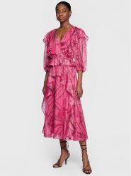 Ted Baker Sukienka koktajlowa Victoir 266152 Różowy Regular Fit. Czerwone sukienki Ted Baker, bez wzorów, z syntetyku, wizytowe, bez kołnierzyka, bez ramiączek. Za 1,119.00 zł.