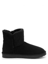 ISLAND BOOT Botki zimowe "Maia" w kolorze czarnym rozmiar: 36. Czarne botki Island Boot, bez wzorów, z materiału, bez obcasa, bez zapięcia. Za 129.57 zł.