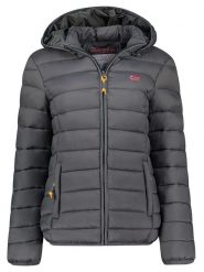 Geographical Norway Kurtka pikowana "Atikolor" w kolorze antracytowym rozmiar: M. Czarne kurtki Geographical Norway, m, bez wzorów, bez kaptura. Za 177.10 zł.