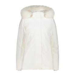 Damska kurtka z kapturem CMP. Białe kurtki CMP, xl, bez wzorów, z softshellu, eleganckie, z kapturem. Za 559.99 zł.
