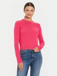 Hugo Sweter Scallia 50514296 Różowy Slim Fit. Czerwone swetry Hugo, xl, bez wzorów, z bawełny, bez ramiączek. Za 269.99 zł.