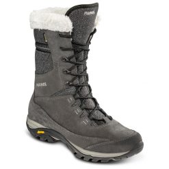 Buty zimowe damskie Meindl Fontanella Lady II GTX z membraną Gore-Tex. Szare buty trekkingowe MEINDL, bez wzorów, z gore-texu, przed kolano, bez zapięcia, trekkingowe, gore-tex. Za 1,104.15 zł.