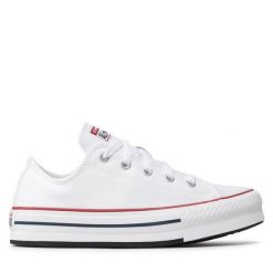 Trampki Converse. Czerwone trampki Converse, bez wzorów, bez zapięcia. Za 349.99 zł.