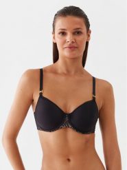 Chantelle Biustonosz z fiszbiną C21T60 Czarny. Czarne biustonosze Chantelle, bez wzorów, z syntetyku. Za 239.99 zł.