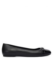 MICHAEL Michael Kors Baleriny Mandy 40F5MAFP1A Czarny. Czarne baleriny MICHAEL Michael Kors, bez wzorów, ze skóry, bez obcasa, bez zapięcia. Za 429.99 zł.