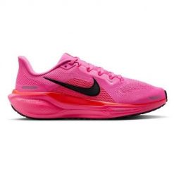 Buty do biegania damskie Nike Air Zoom Pegasus 41. Czerwone buty do biegania Nike, bez wzorów, z materiału, bez zapięcia, do biegania. Za 724.00 zł.