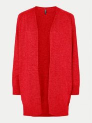 Pieces Kardigan Natalie 17156644 Czerwony Loose Fit. Czerwone swetry Pieces, xl, bez wzorów, z syntetyku, bez ramiączek. Za 89.99 zł.