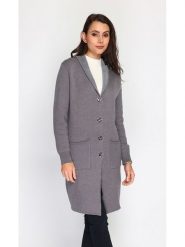 ASSUILI Kaszmirowy kardigan w kolorze szarym rozmiar: 38. Szare swetry Assuili, bez wzorów, z kaszmiru, klasyczne, bez ramiączek. Za 208.99 zł.