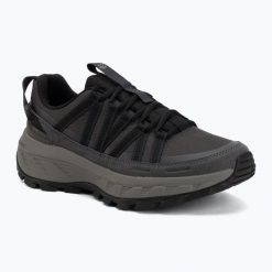 Buty turystyczne damskie Jack Wolfskin Wild Hike Texapore Low. Czarne buty trekkingowe Jack Wolfskin, bez wzorów, z gumy, przed kostkę, bez zapięcia, trekkingowe. Za 439.99 zł.