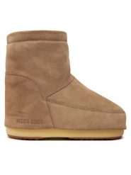 Moon Boot Śniegowce Mb Icon Low 80D1409400 Beżowy. Brązowe śniegowce Moon Boot, bez wzorów, ze skóry, bez zapięcia. Za 1,099.00 zł.