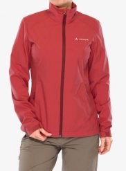 Kurtka softshell damska Vaude Hurricane Jacket IV. Czerwone kurtki przejściowe sportowe Vaude, xs, bez wzorów, z materiału, bez kaptura, trekkingowe. Za 452.40 zł.