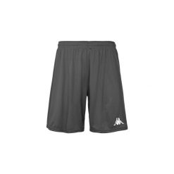 Spodenki dziecięce Kappa Borgo. Szare szorty Kappa, bez wzorów, sportowe. Za 126.50 zł.