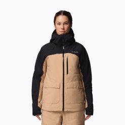 Kurtka narciarska damska Columbia Highland Summit III Insulated. Brązowe kurtki narciarskie Columbia, na zimę, bez wzorów, bez kaptura, narciarskie. Za 999.99 zł.