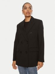 Pinko Marynarka Guinea 103695 A1XX Czarny Regular Fit. Czarne marynarki i żakiety Pinko, bez wzorów, z syntetyku, bez ramiączek. Za 1,099.00 zł.