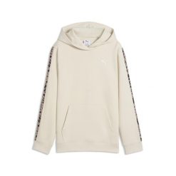 Młodzieżowa bluza z kapturem Essentials ze zwierzęcym nadrukiem PUMA. Biała bluzy Puma, m, bez wzorów, z bawełny, eleganckie, bez ramiączek, z kapturem. Za 119.00 zł.