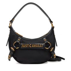 Torebka Just Cavalli. Czarne torebki klasyczne Just Cavalli, bez wzorów, klasyczne, bez dodatków. Za 369.99 zł.