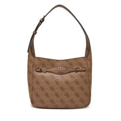 Torebka Guess. Brązowe torebki klasyczne Guess, z aplikacjami, klasyczne, bez dodatków. Za 639.99 zł.