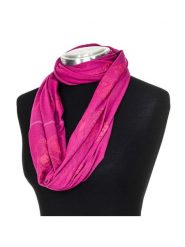 Buff Szal-koło w kolorze różowym - 68 x 53 cm rozmiar: onesize. Różowe szaliki i kominy Buff, bez wzorów, z bawełny. Za 115.24 zł.