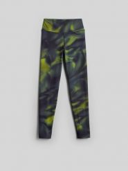 4F Legginsy treningowe szybkoschnące damskie - multikolor XL. Legginsy 4f, bez wzorów. Za 149.99 zł.