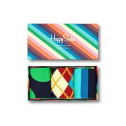 Skarpetki Happy Socks Classics Giftbox 3-pack. Skarpetki Happy Socks, bez wzorów. Za 138.00 zł.