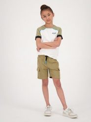 Messi Szorty dresowe w kolorze khaki rozmiar: 110/116. Brązowe szorty Messi, bez wzorów, z dresówki. Za 60.99 zł.