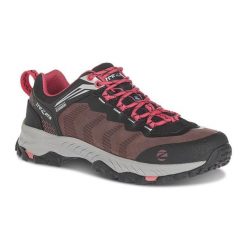 Buty trekkingowe damskie Trezeta HYPE W'S WP dordowe. Czarne trekkingi Trezeta, bez wzorów, z gumy, przed kostkę, bez zapięcia, trekkingowe. Za 459.90 zł.