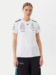 Adidas T-Shirt Mercedes - AMG Petronas Formula One Team JX5799 Biały Regular Fit. Białe t-shirty adidas, xl, bez wzorów, z syntetyku, bez kołnierzyka, bez ramiączek. Za 269.99 zł.