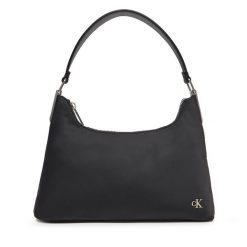 Torebka Calvin Klein Jeans. Czarne torebki klasyczne Calvin Klein Jeans, bez wzorów, z jeansu, klasyczne, bez dodatków. Za 439.99 zł.