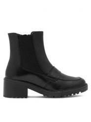 Sergio Bardi Botki SERGIO BARDI-WB-C1050-01SB Czarny. Czarne botki Sergio Bardi, bez wzorów, z materiału, bez obcasa, na słupku, bez zapięcia. Za 174.99 zł.