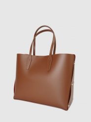 Christian Laurier Skórzany shopper bag "Feria" w kolorze jasnobrązowym - 42 x 28 x 13 cm rozmiar: onesize. Brązowe shopper bag Christian Laurier, bez wzorów, z materiału, na ramię, bez dodatków. Za 370.71 zł.