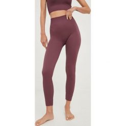 Only Play legginsy treningowe Jaia damskie kolor fioletowy gładkie. Fioletowe legginsy Only Play, bez wzorów, z dzianiny. W wyprzedaży za 70.99 zł.