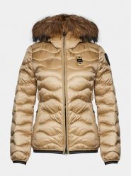 Blauer Kurtka puchowa 23WBLDC03093 Brązowy Regular Fit. Brązowe kurtki Blauer, na zimę, xl, bez wzorów, z puchu, bez kaptura. Za 2,329.00 zł.