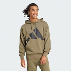 Bluza z kapturem Essentials Big Logo French Terry. Białe bluzy z kapturem adidas, s, bez wzorów, z bawełny, z kapturem, na fitness i siłownię. Za 239.00 zł.
