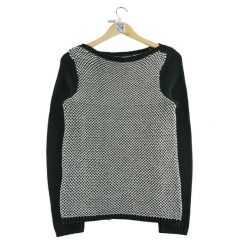 Second life - Damski czarny sweter - Jak nowy. Czarne swetry Ralph Lauren, bez wzorów, sportowe, bez ramiączek. Za 114.17 zł.