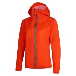 Kurtka impermeabilna damska La Sportiva Pocketshell. Czerwone kurtki do biegania La Sportiva, l, bez wzorów, z poliamidu, bez kaptura, do biegania. Za 713.50 zł.